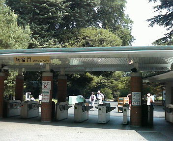 新宿御苑で撮影